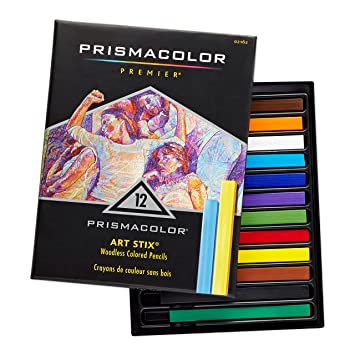 PrismaColor ART STIX Woodless Colored Pencils 12-Set