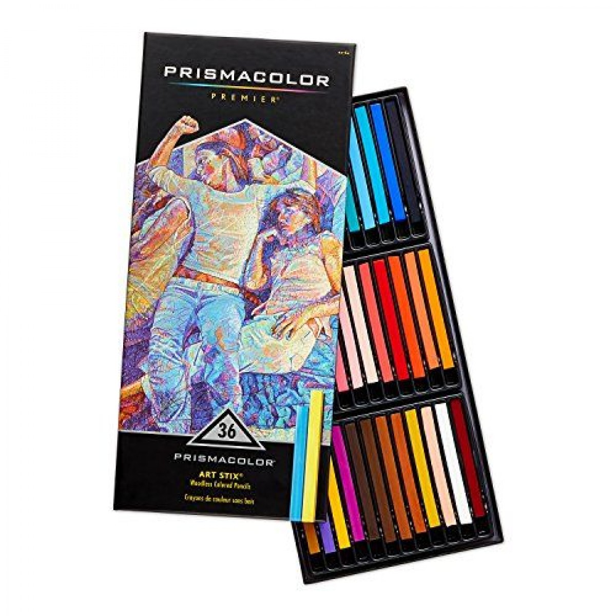 PrismaColor ART STIX Woodless Colored Pencils 36-Set