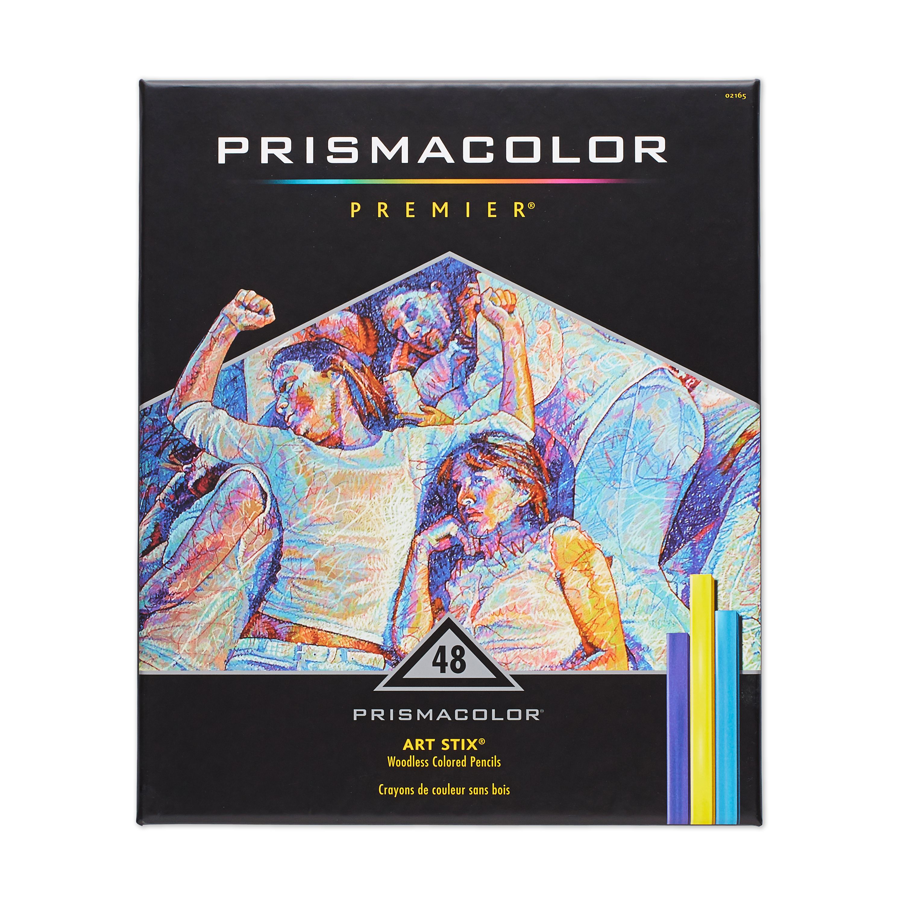 PrismaColor ART STIX Woodless Colored Pencils 48-Set