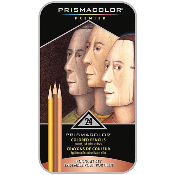 2 Prismacolor Premier Soft Core and Portait Colored Pencil Sets, 48ct - NEW