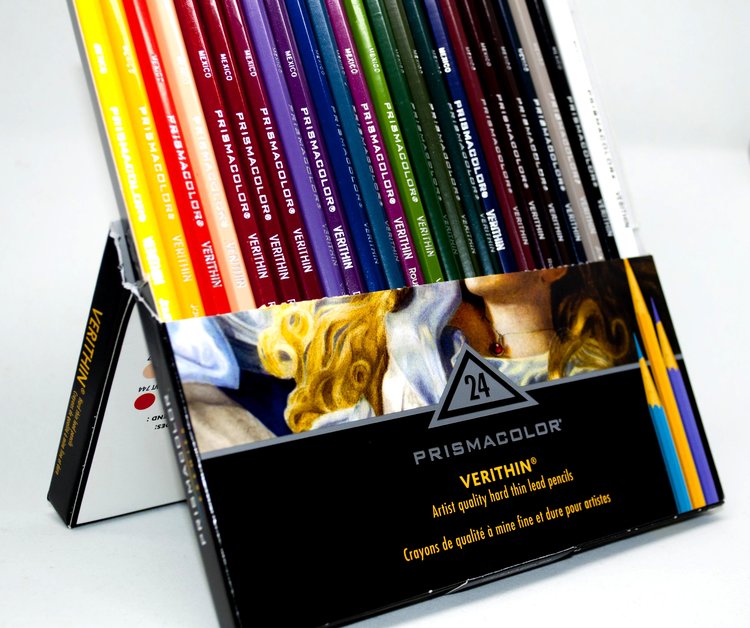 Prismacolor Premier Verithin Colored Pencils 2428 Assorted Colors - New 36 Pencils Pack of 1 Box 