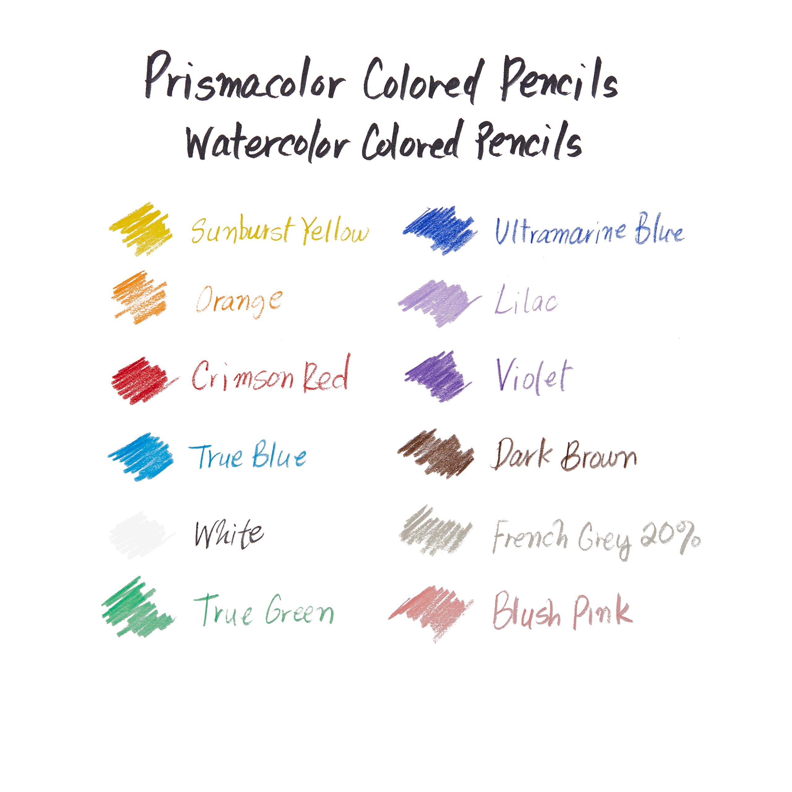 Prismacolor Watercolor Pencil Set, 36-Colors