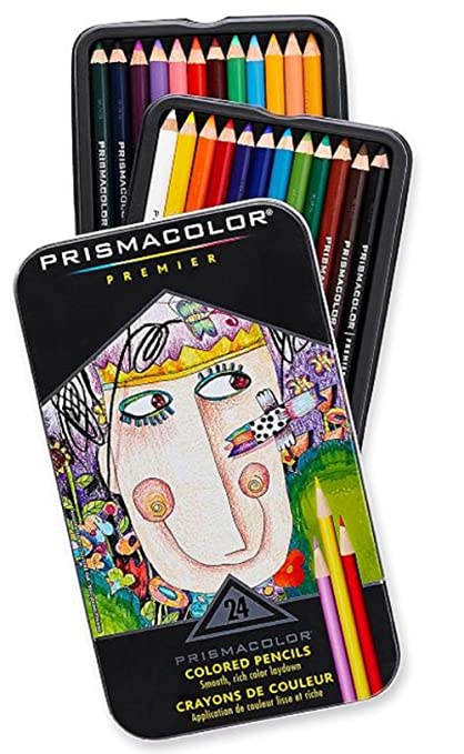 Sanford Prismacolor Thick Lead Art Pencils, Soft, White, 12/DOZ