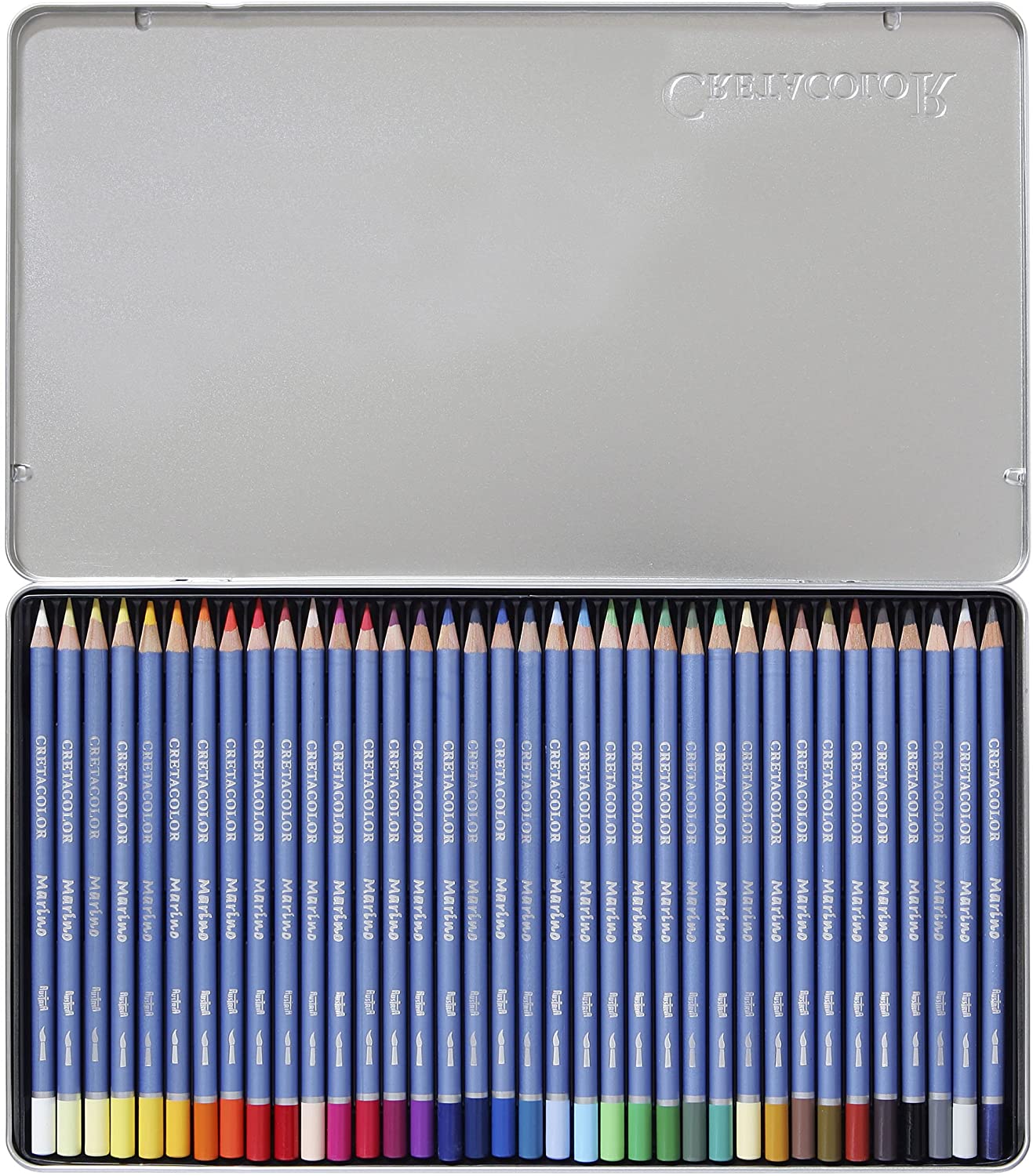 Cretacolor 240 ??? Marino 36 Watercolour Pencils Set of 36, Made from Wood