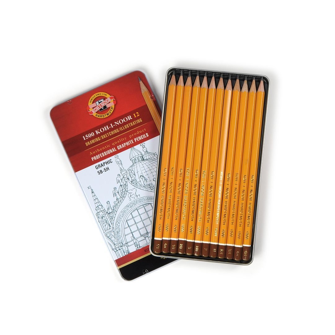 Doms Drawing Pencils for Sketching - Set of 6