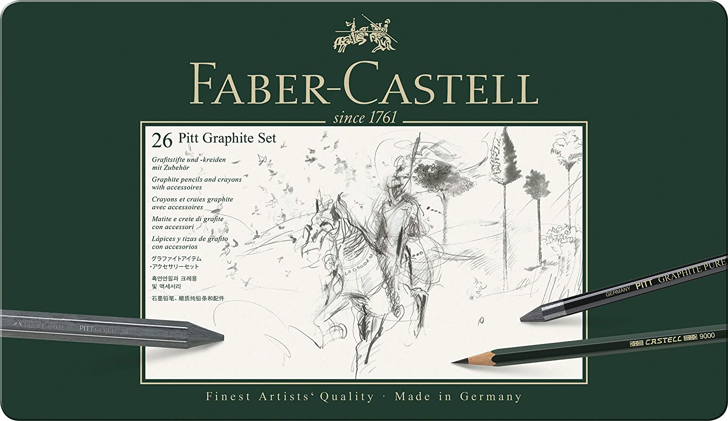 Faber-Castell Pitt Graphite Set - Pack of 26