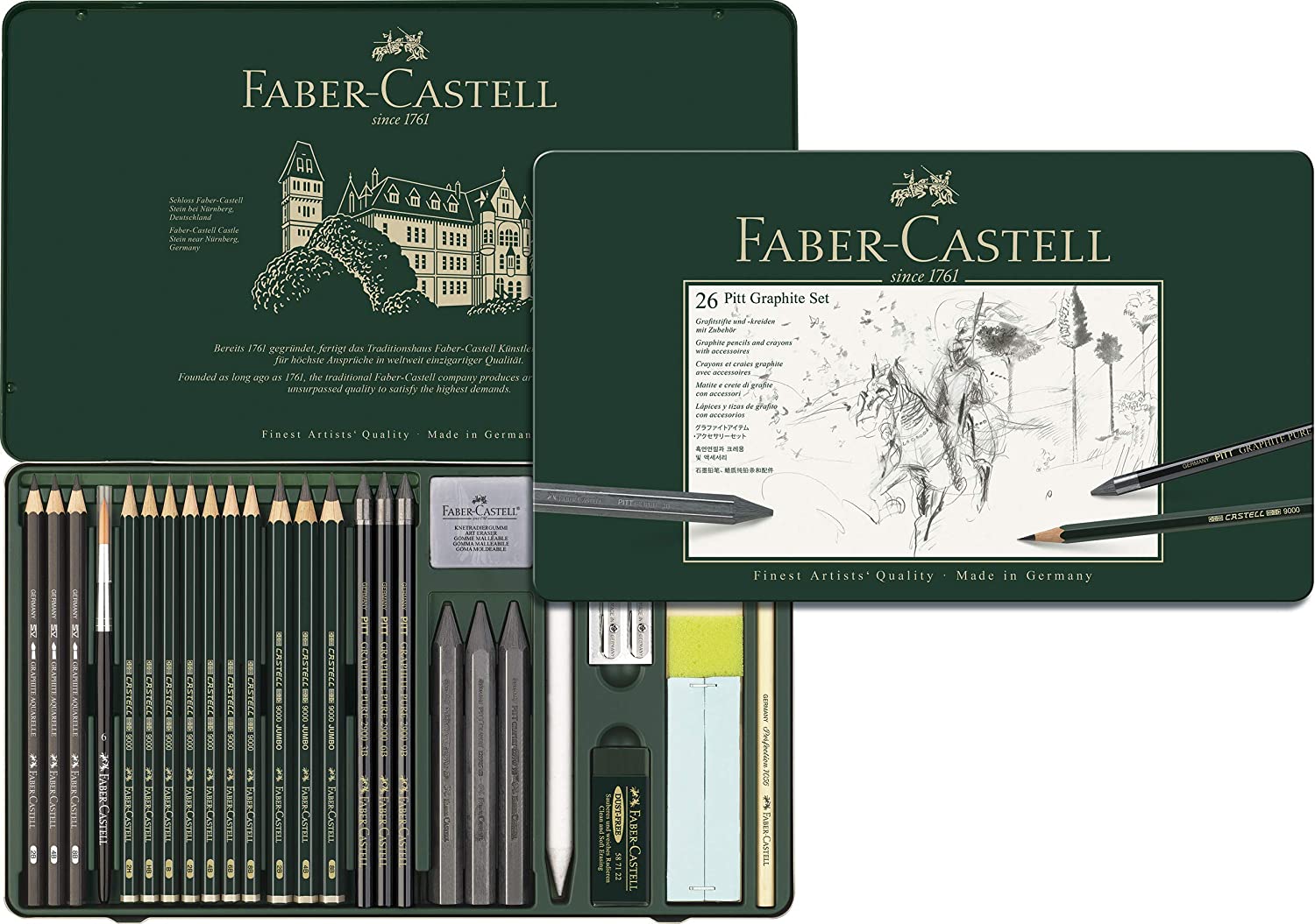 Faber-Castell Pitt Graphite Set - Pack of 26