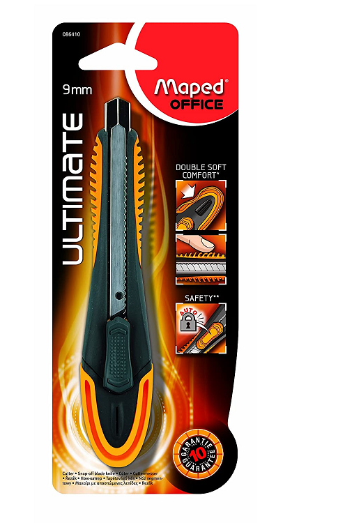 Maped Ultimate Soft Grip 9mm Box Cutter (086410)