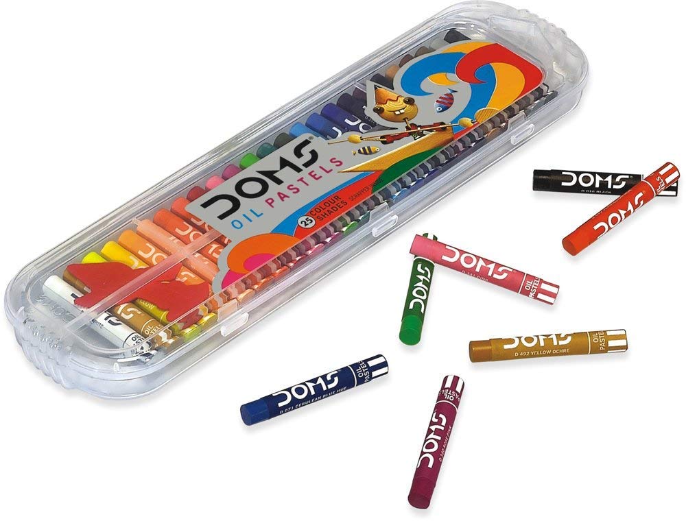 DOMS OIL PASTELS 25 SHADES (PACK OF 1)