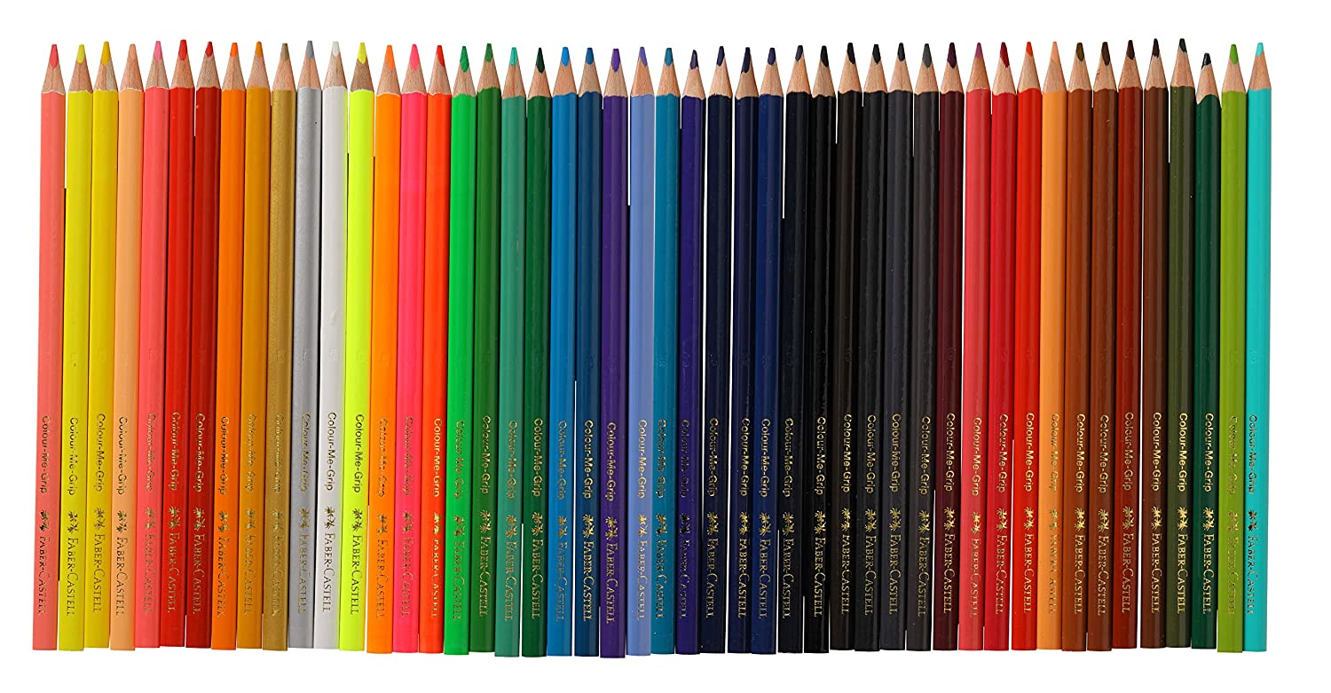 Crayons de couleur Faber-Castell Colour Grip 48 Pièces