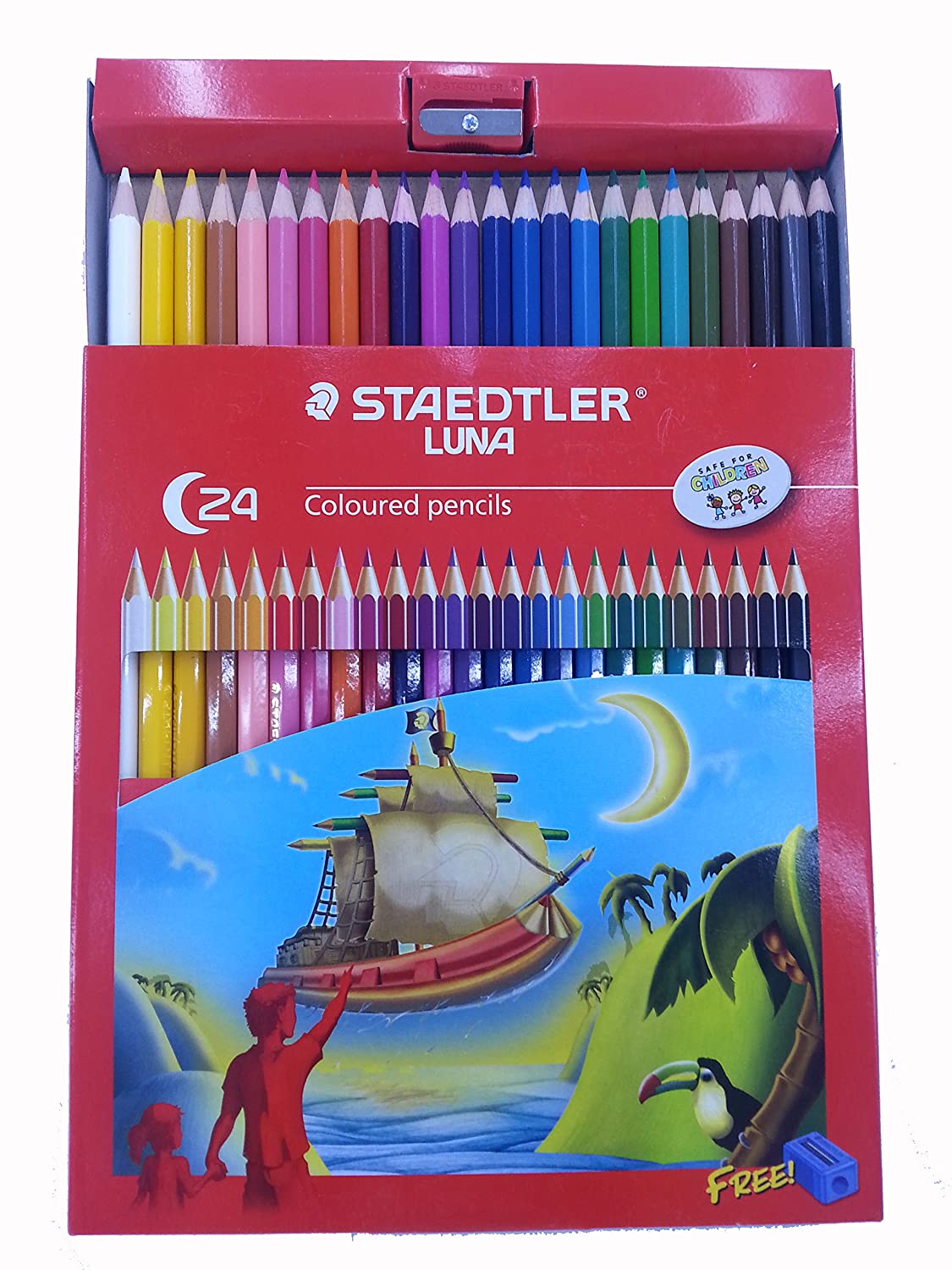 STAEDTLER Luna 24 Colours Coloured Pencil (24 pcs)