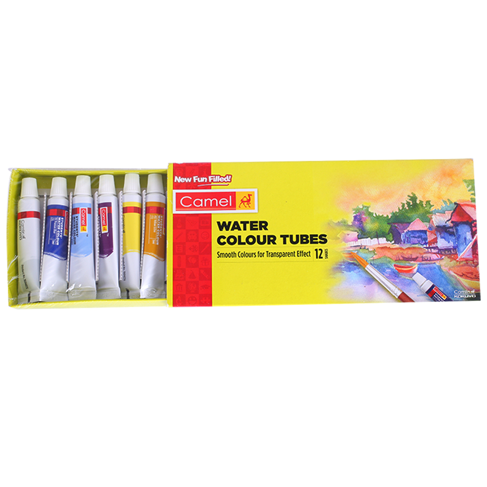 Camel Student Water Colour Tubes - 12 Shades