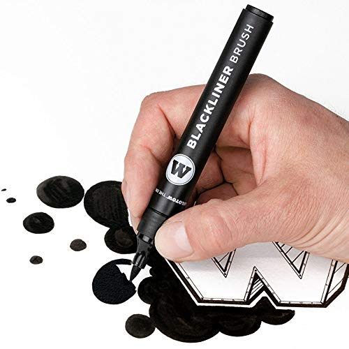 MOLOTOW MARKER PEN (MO703212) BLACK LINER BRUSH