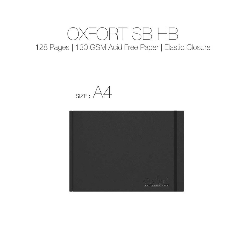 Anupam Oxford Sketch Book A4 124pgs 130gsm