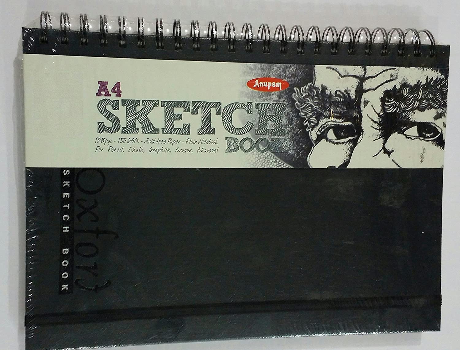 ANUPAM Square Shape Sketch Book 128 Pages - 130GSM (A4 Size)