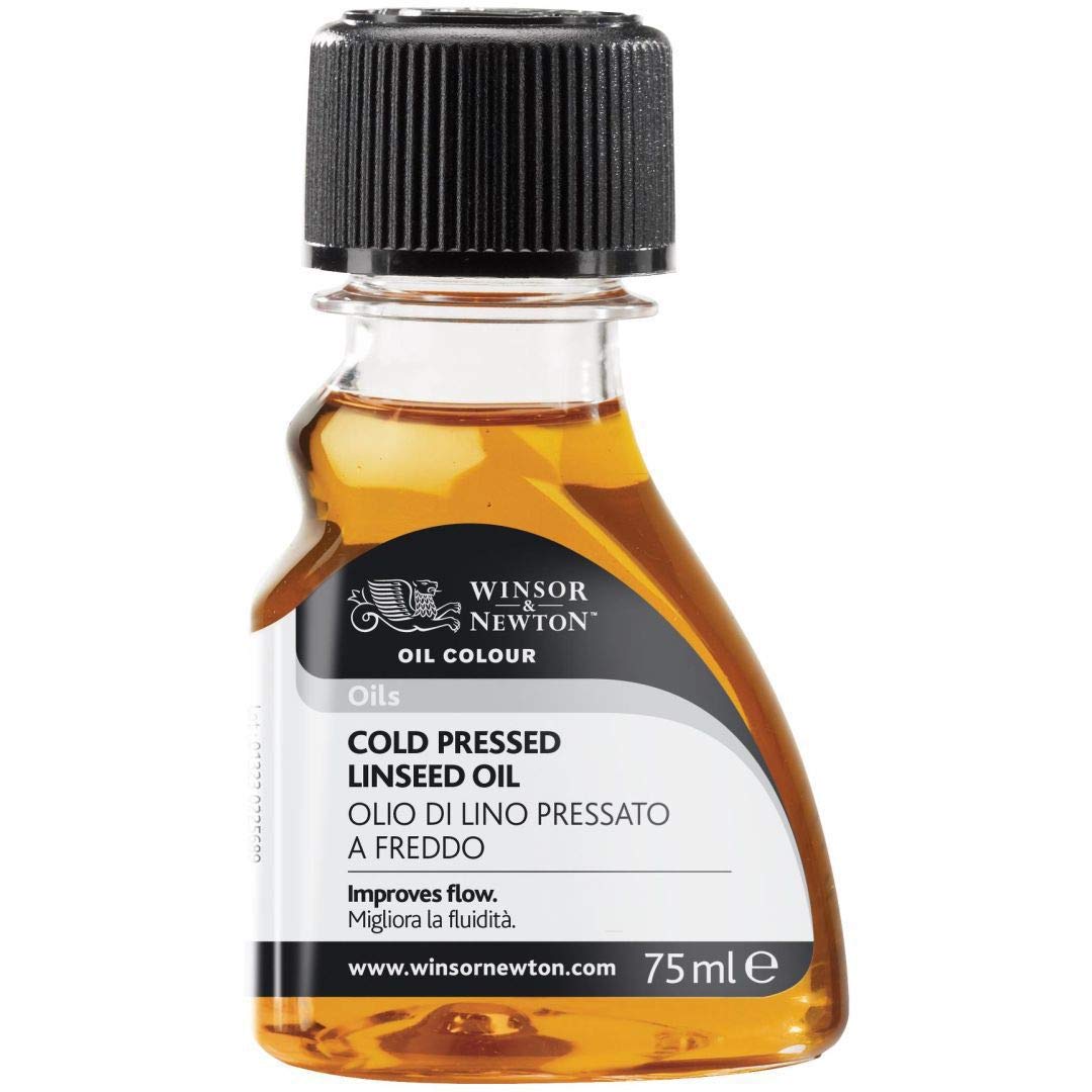 Winsor & Newton Cold Pressed Linseed Oil Bottle - 75 ML