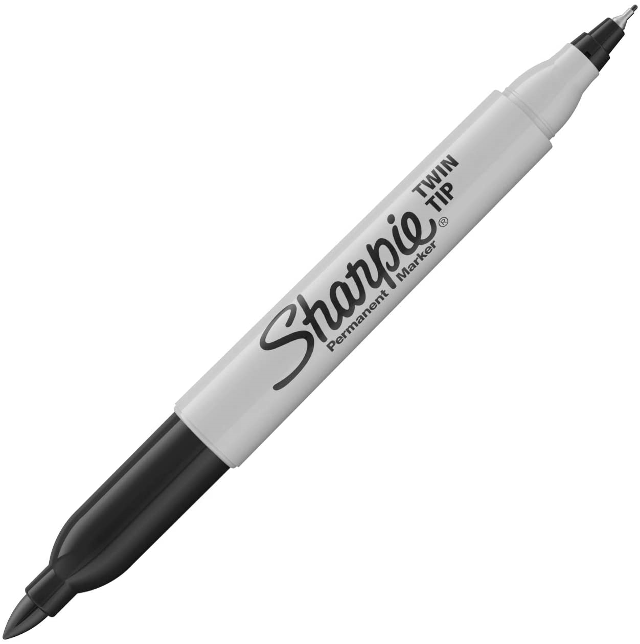 Sharpie Twip Tip Black 2-pcs					