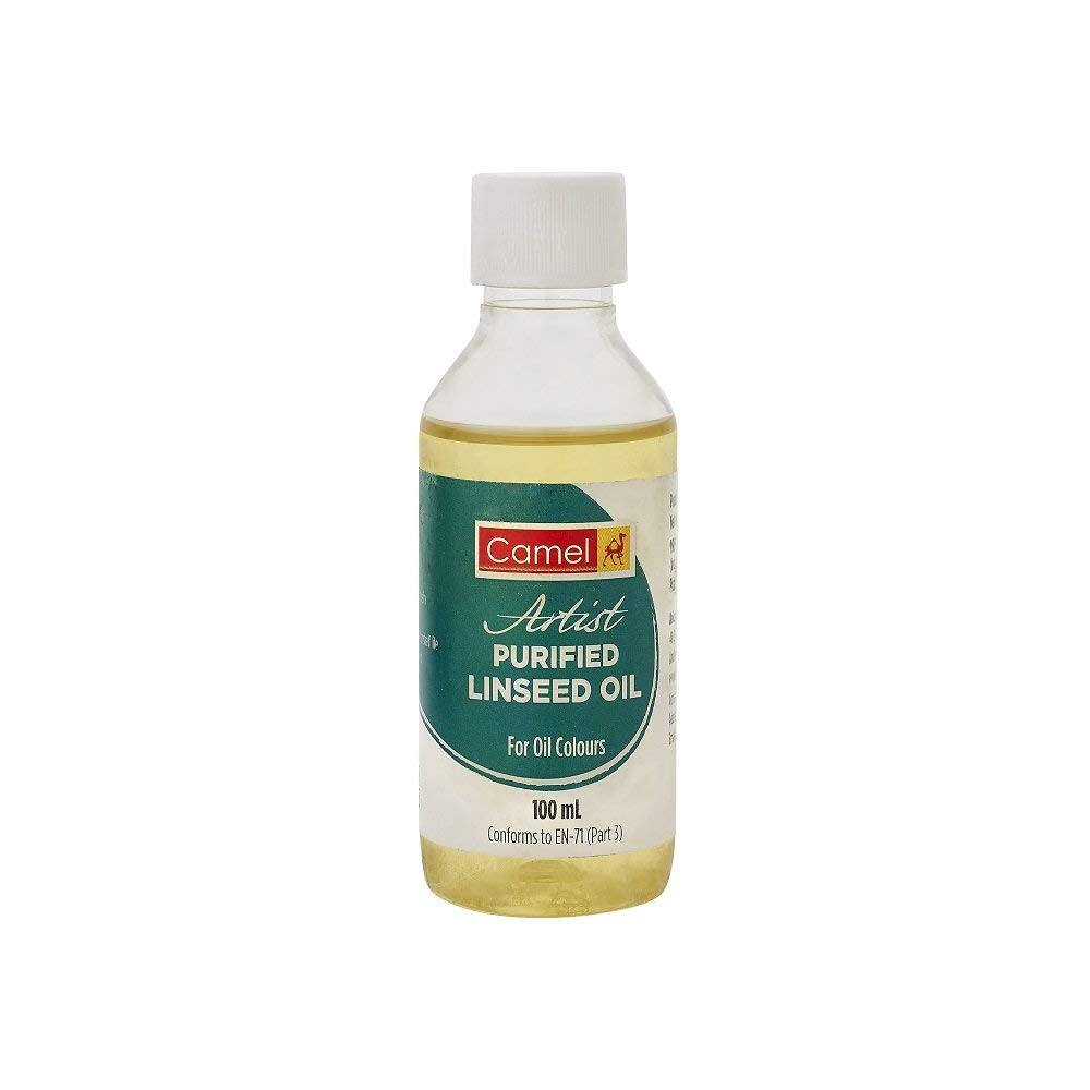 Camel Linseed Oil (for Oil Painting) (100ml)