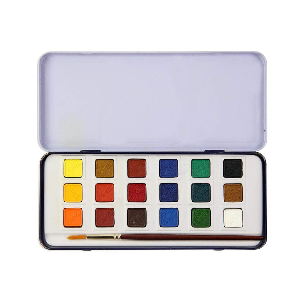 CAMLIN-Artists Water Colour Cakes 18 Shades 