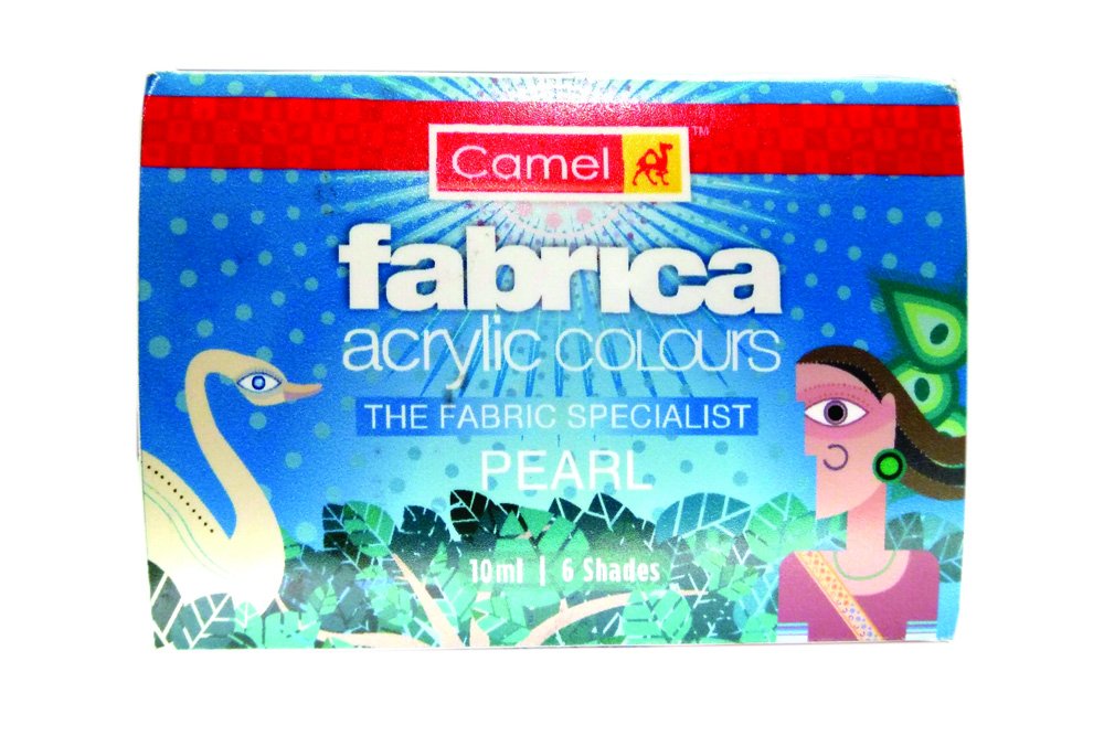 Camel Fabrica Acrylic Pearl Colours - 6 Shades