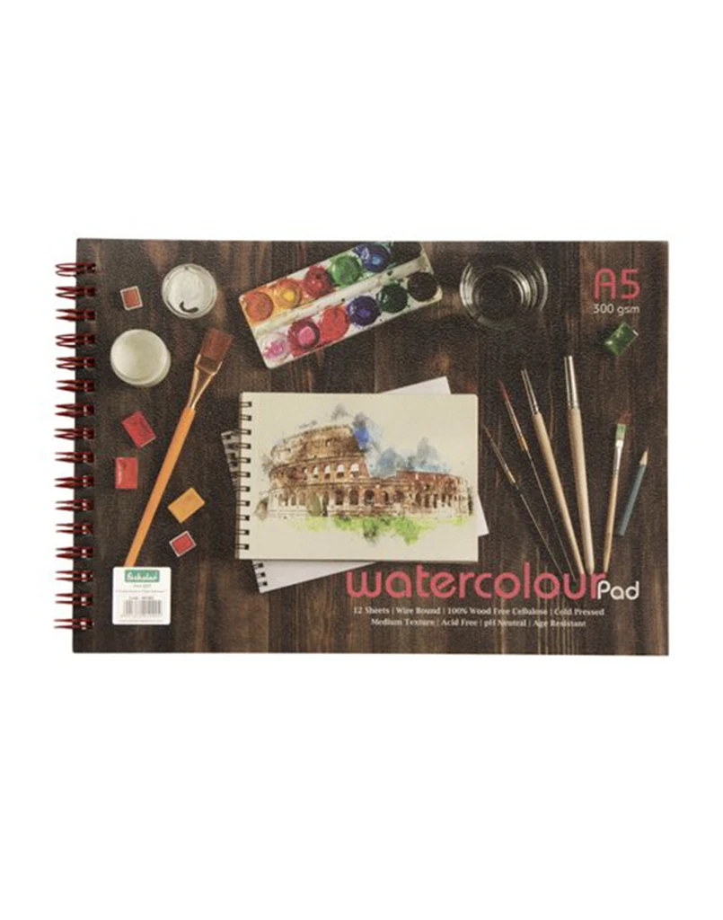 Scholar Water Color Pad A5 12st 300gsm WCW2 CP - Starbox