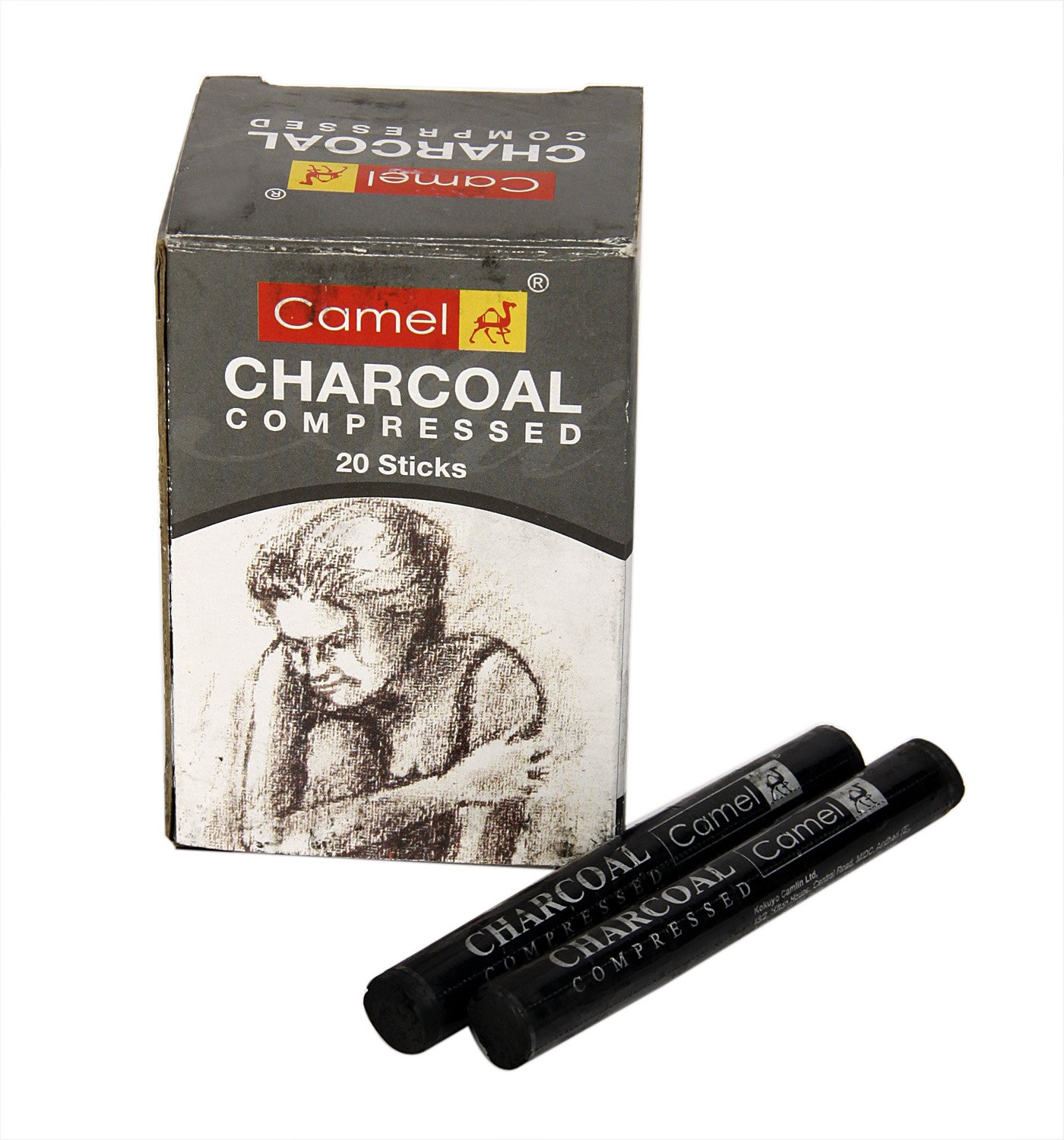 Camel Compressed Charcoal Sticks (Single) - Starbox