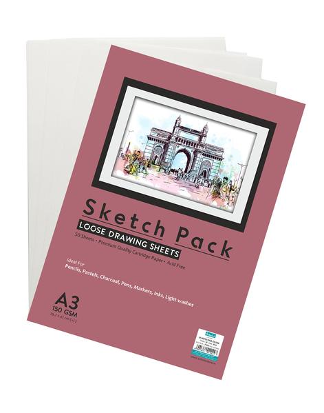 Scholar A3 SKETCH PACK - 150 GSM (SPL6) 50 sheet