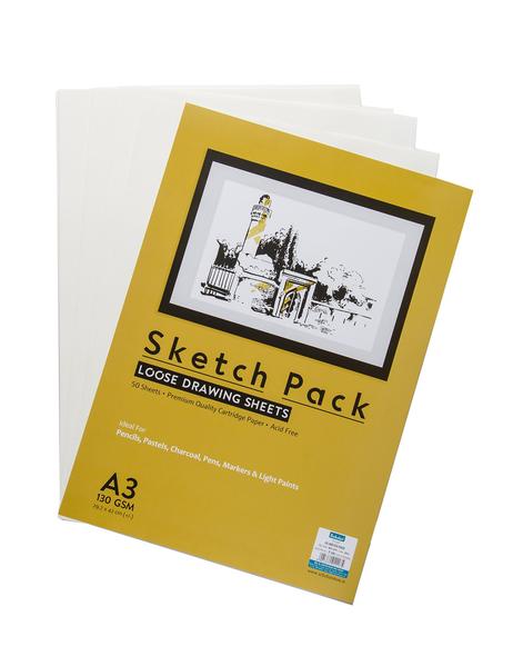 Scholar A3 SKETCH PACK - 130 GSM (SPL3)