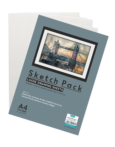 Scholar A4 SKETCH PACK - 170 GSM  (SPL7)