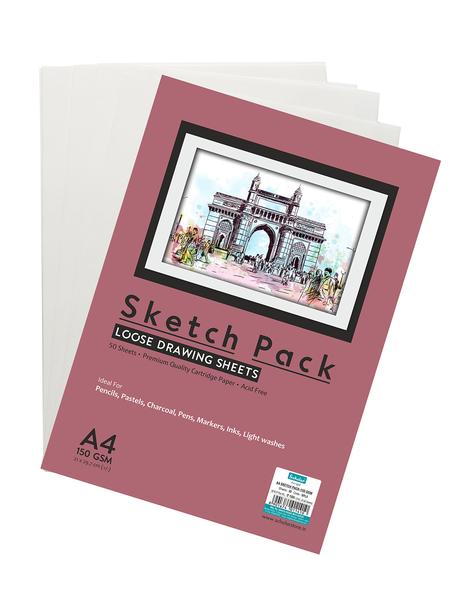 Scholar A4 SKETCH PACK - 150 GSM (SPL5)