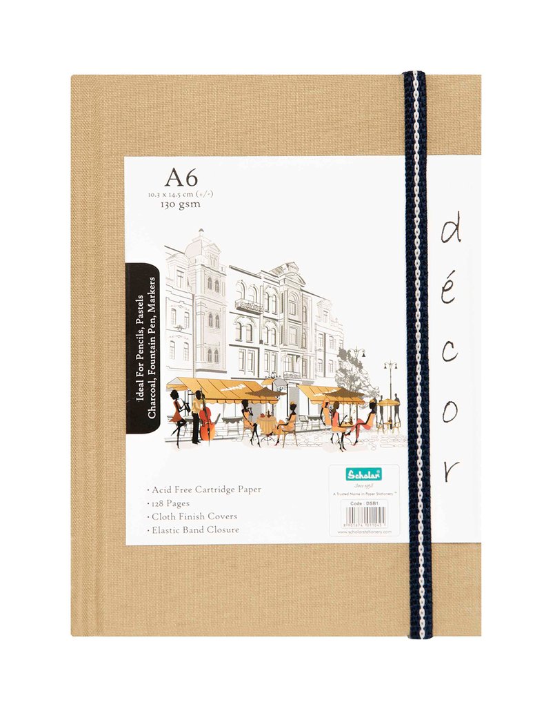 Scholar A6 DECOR SKETCH BOOK (DSB1-D)