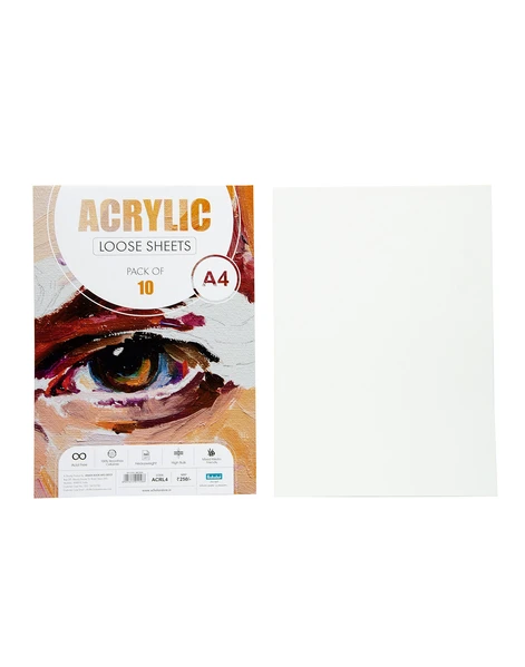 Scholar A4 ACRYLIC LOOSE SHEETS - 360 GSM (ACRL4)