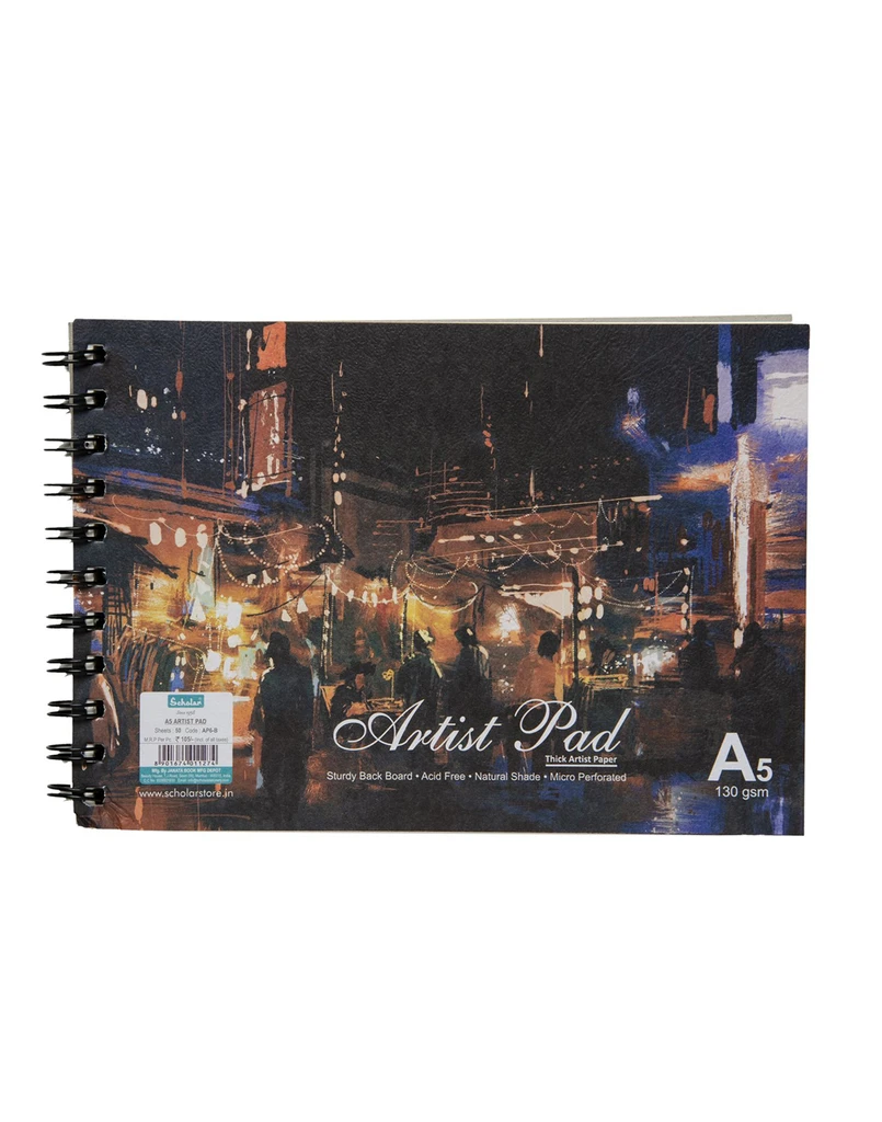 Scholar A5 ARTIST PAD DESIGN - B (AP6-B)