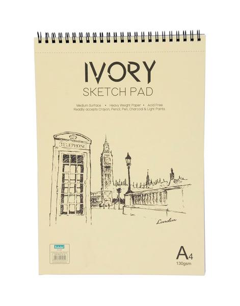 Scholar A4 IVORY SKETCH PAD DESIGN  (AP1)