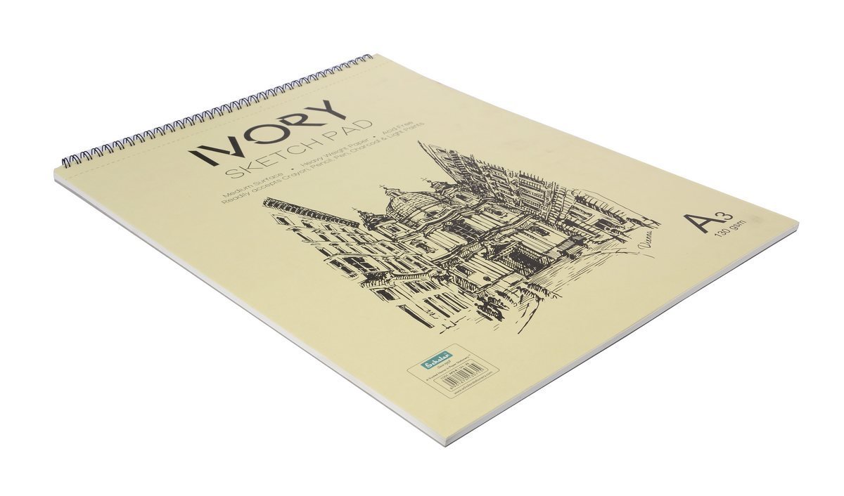 Scholar Ivory Sketch Pad AP2 A3 130gsm