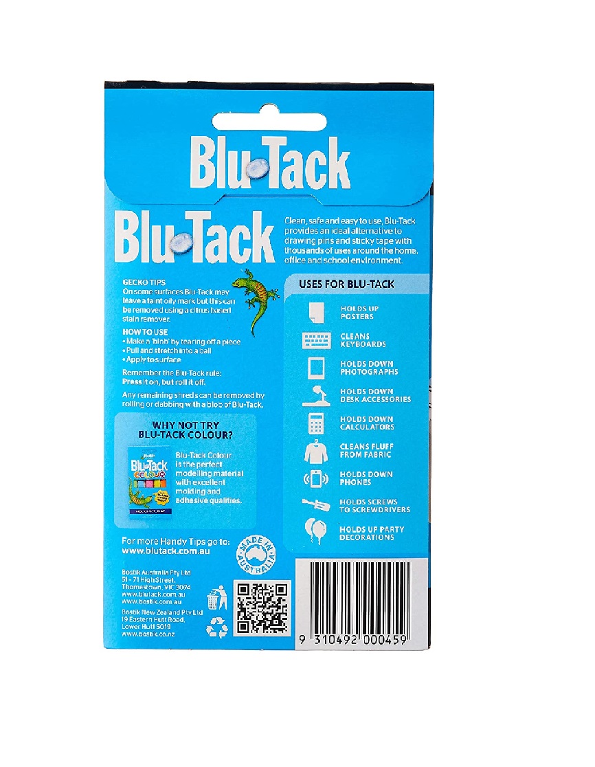 Blutack Reusable Adhesive