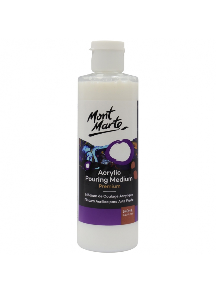 Mont Marte Premium Acrylic Pouring Medium 240ml