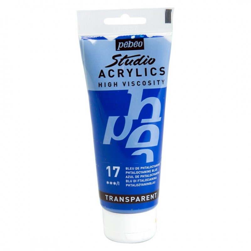 Pebeo Studio Acrylic PHTHALOCYANINE BLUE (17)