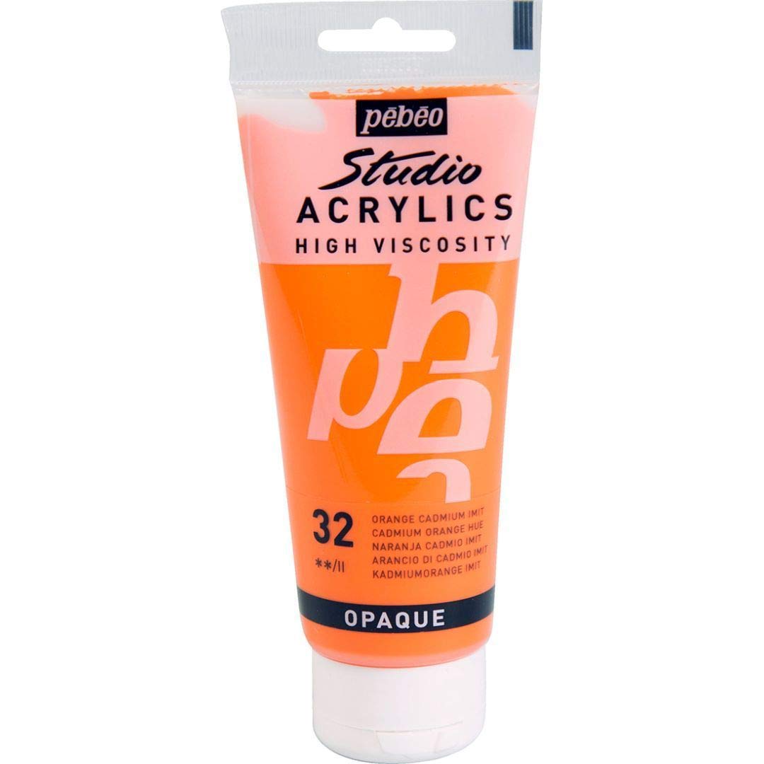 Pebeo Studio Acrylic CADMIUM ORANGE HUE (32)