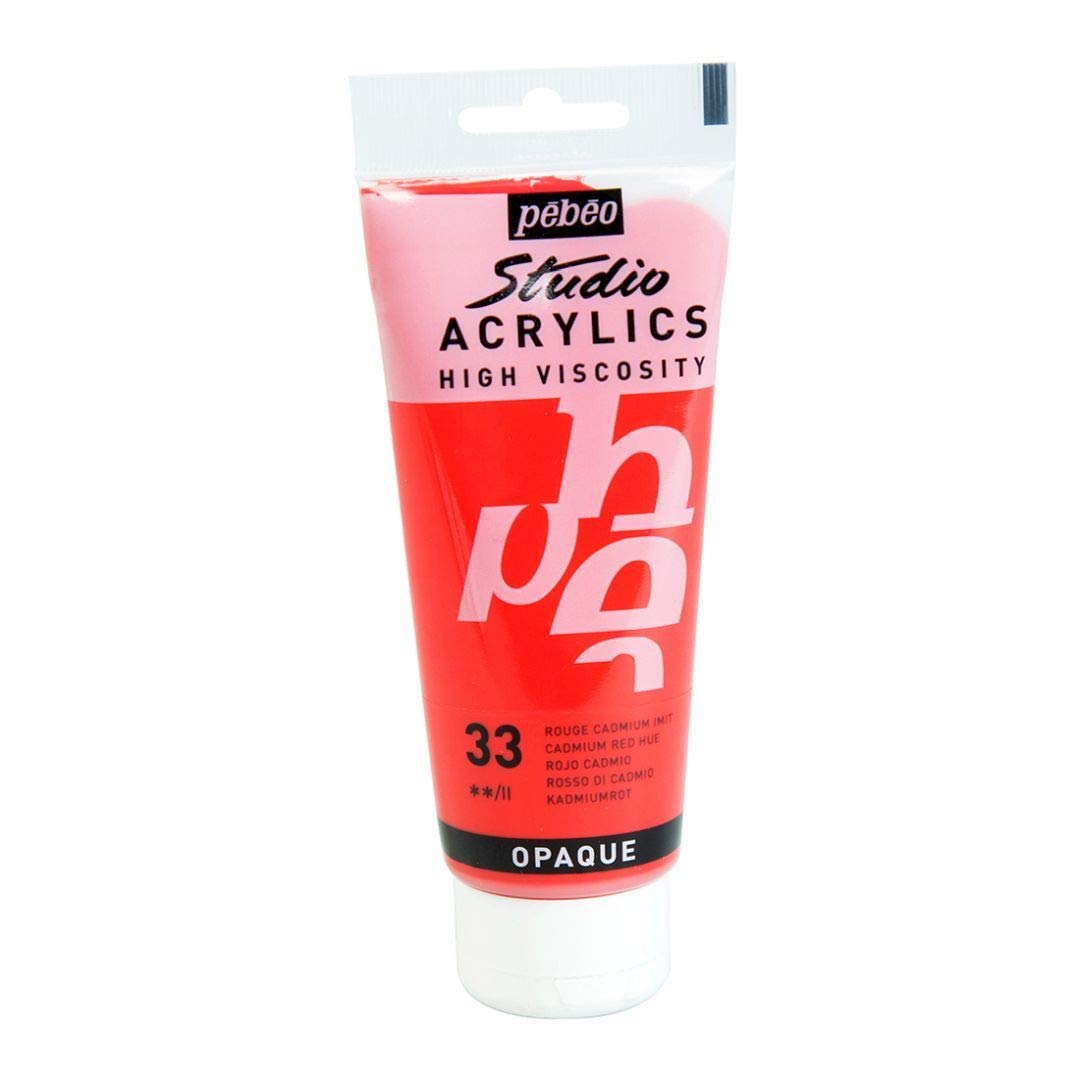 Pebeo Studio Acrylic CADMIUM RED (33)