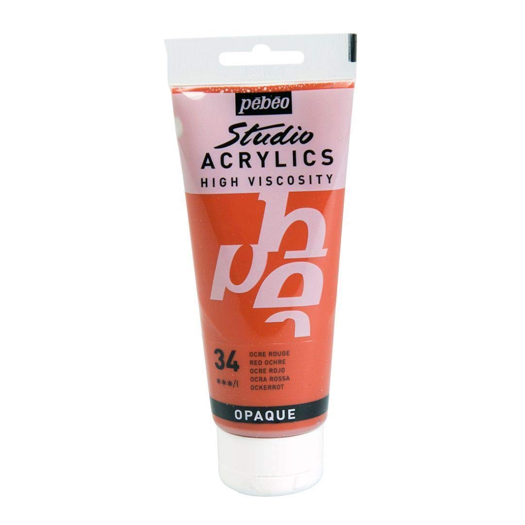 Pebeo Studio Acrylic RED OCHRE (34)