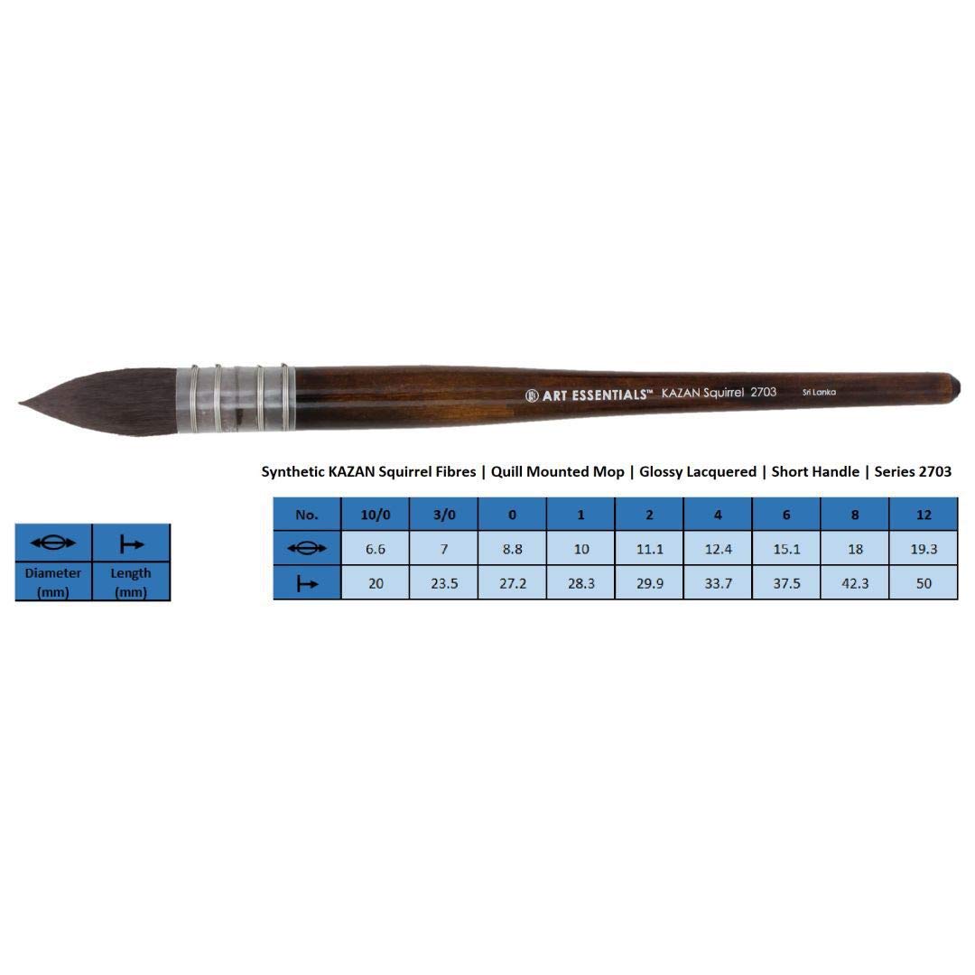 Art Essentials Kazan Quill Brush 2703 - 1