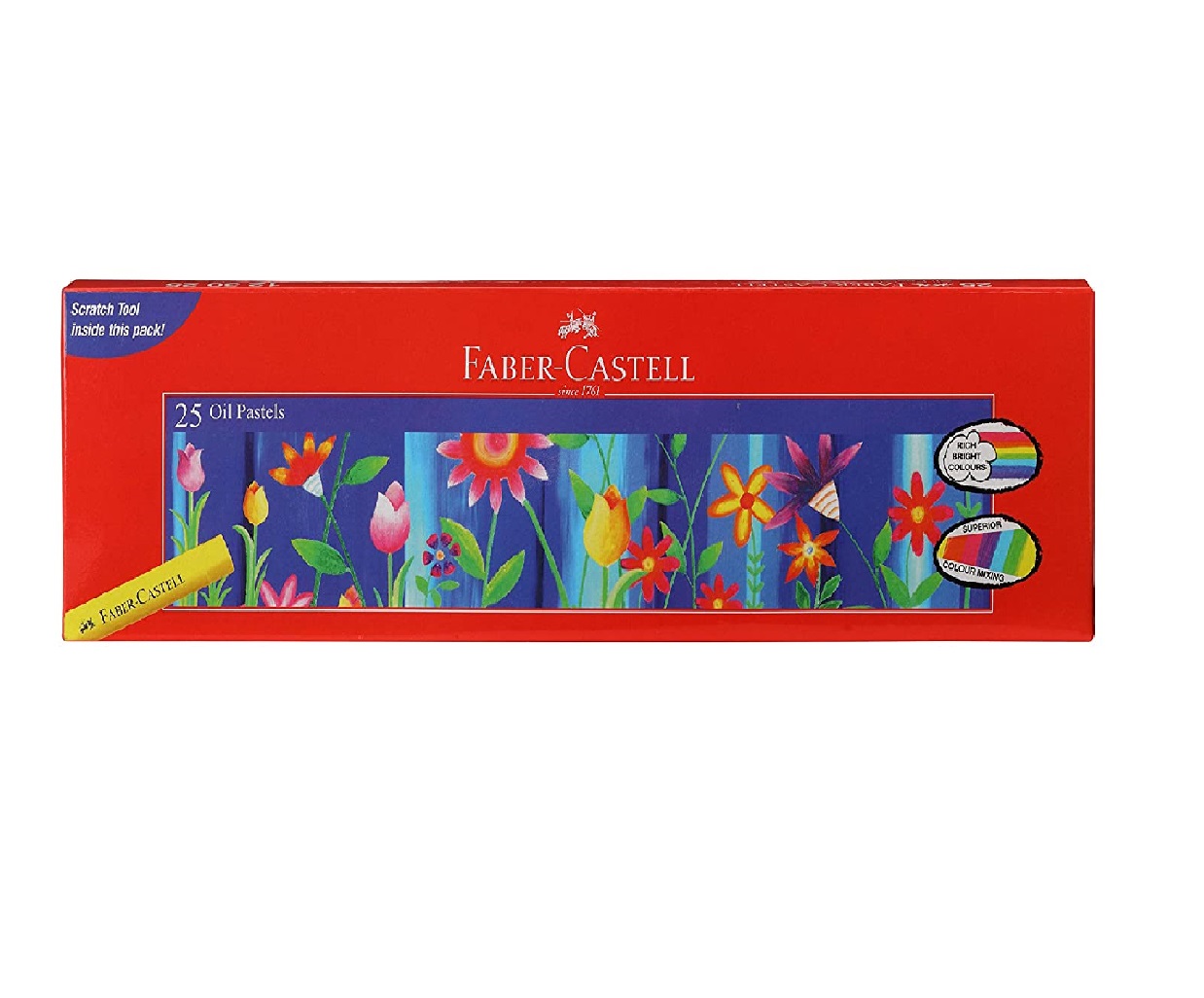 Faber-Castell Oil Pastel Set - Pack of 25 (Assorted)