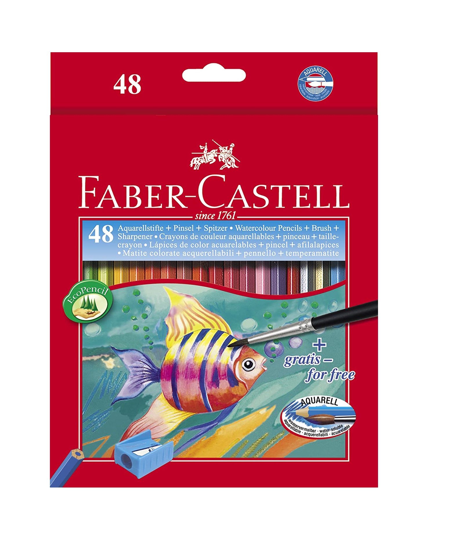 Faber-Castell Design Series Aquarelle Water Color Pencils - 48 Shades