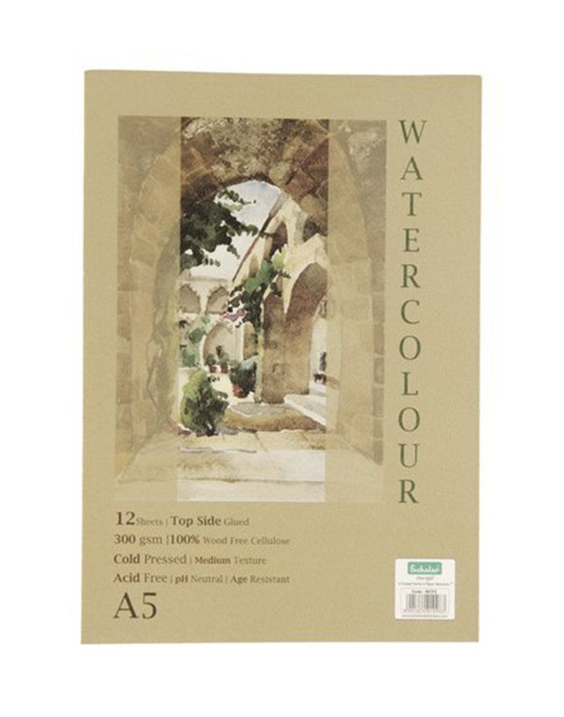 Scholar A5 WATERCOLOUR PAD - GLUED (WCP2)