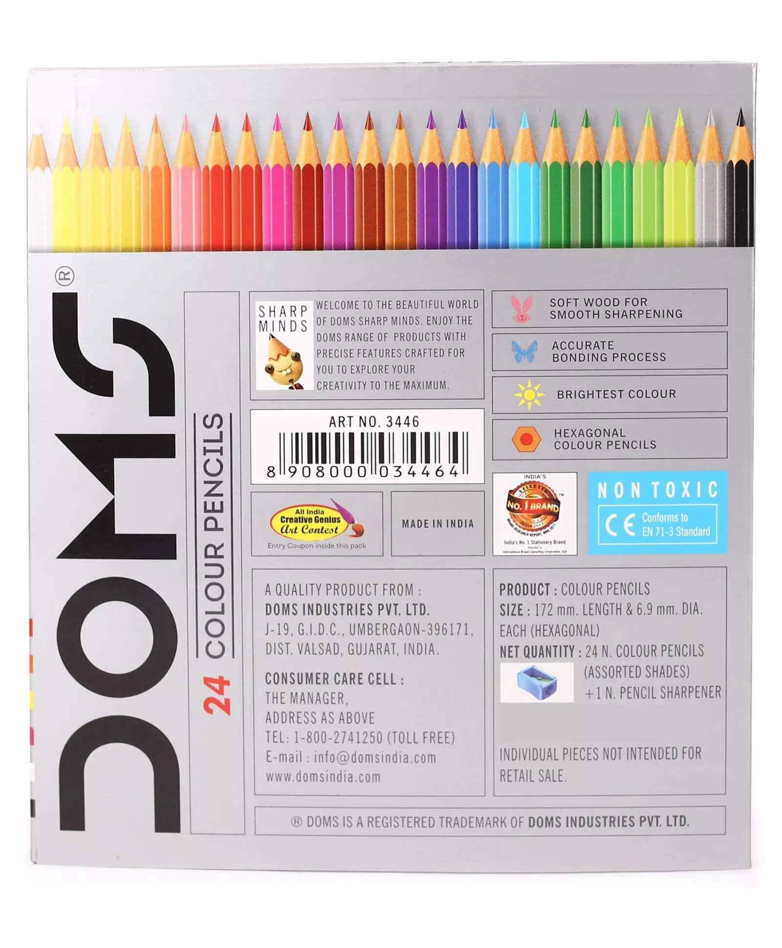 DOMS 24 Shades Color Pencils Starbox