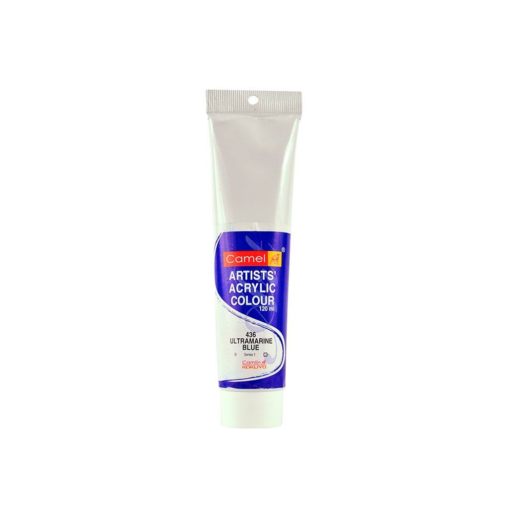 Camel Artist Acrylic Colour 120ml Ultramarine Blue 436