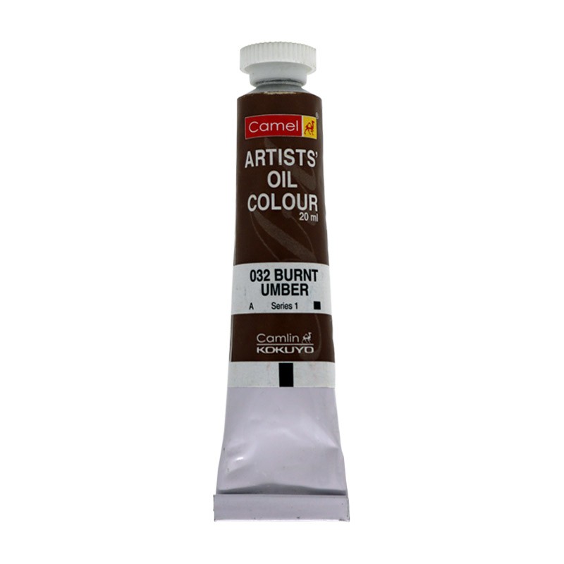 CAMEL ARTIST OIL COLOUR 20ML-032 BURNT UMBER