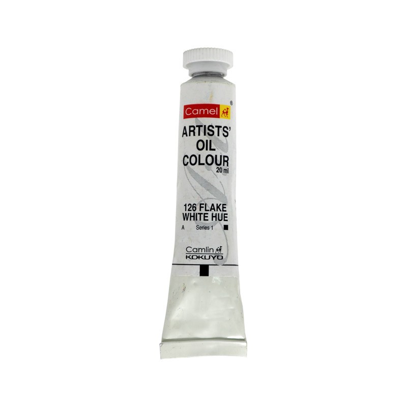 CAMEL ARTIST OIL COLOUR 20ML-126 FLAKE WHITE HUE