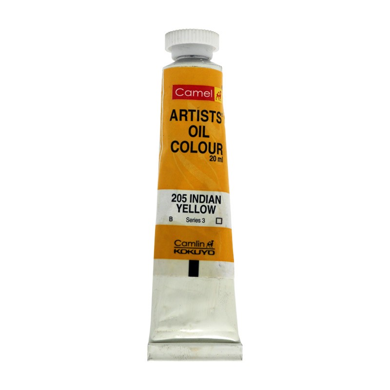 CAMEL ARTIST OIL COLOUR 20ML-205 INDIAN YELLOW